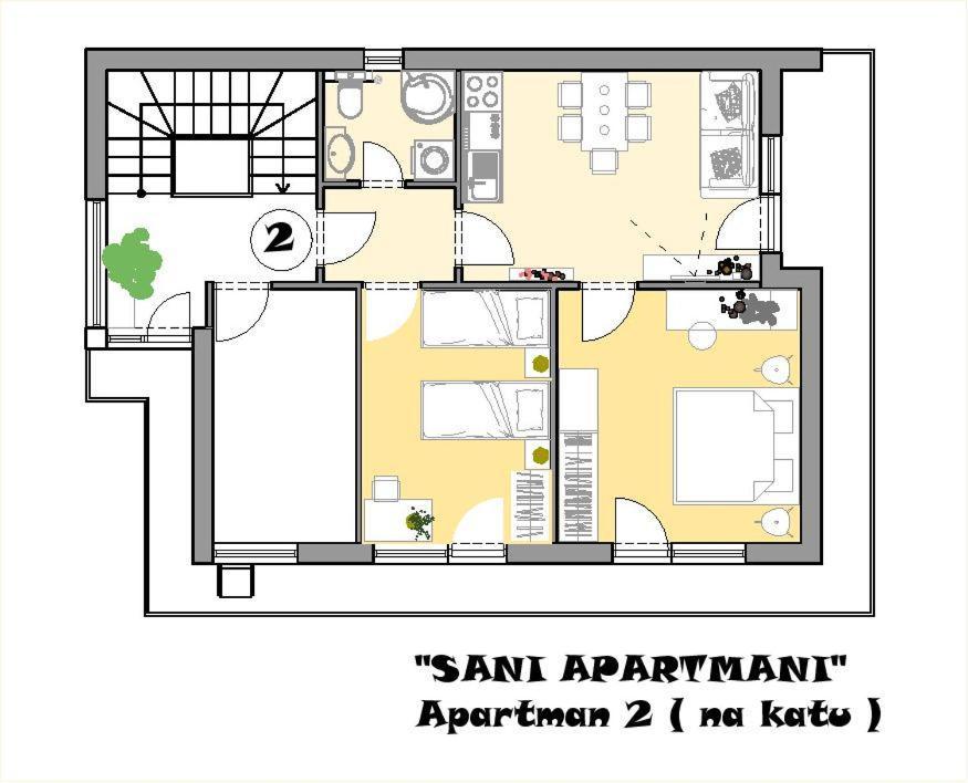 Sani Apartments Začretje Esterno foto